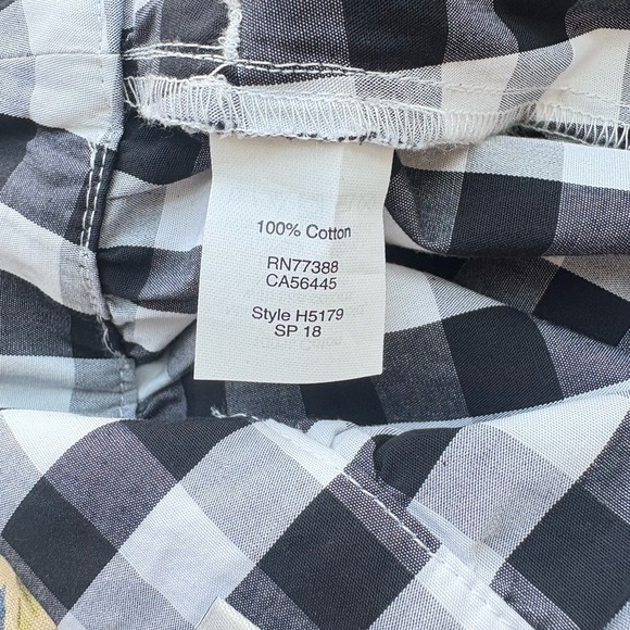 J. Crew Big Bow Tie Front Gingham Print Skirt Size 2 - Picture 6 of 6